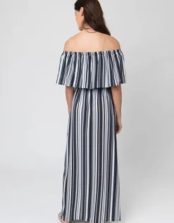 Pia Rossini Sovana Maxi Dress - Black/White Sale