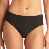 Sea Level Spinnaker Mid Bikini Pant - Black Outlet