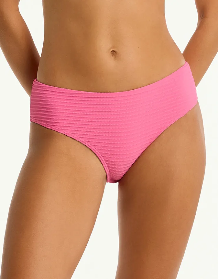 Sea Level Spinnaker Mid Bikini Pant - Candy Online