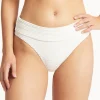 Sea Level Spinnaker Roll Band Bikini Pant - White Online