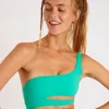 Banana Moon Spring Asymo Bikini Top - Green Best