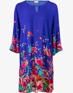Charmline Spring Invite Tunic - Lilac Flowers Clearance
