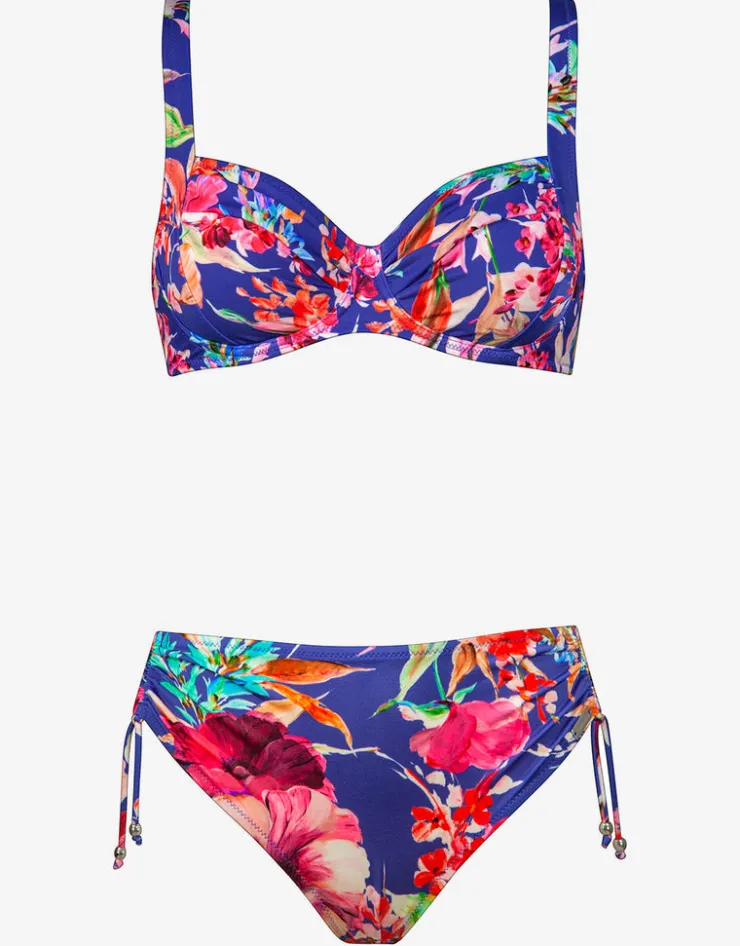 Charmline Spring Invite Underwired Bikini Set - Lilac Flowers Sale