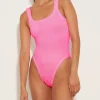 Hunza G Square Neck Swimsuit - Bubblegum Pink Sale