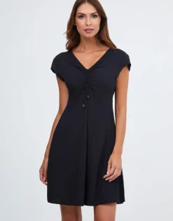 Nuria Ferrer Stella Beach Dress - Black Clearance