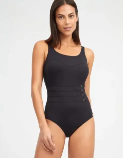 Nuria Ferrer Stella High Front Swimsuit - Black Fashion