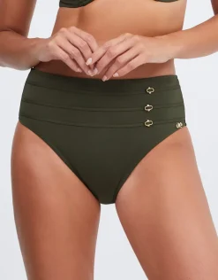 Nuria Ferrer Stella Maxi Control Bikini Pant - Khaki Fashion
