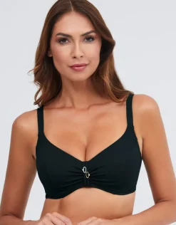 Nuria Ferrer Stella Underwired Bikini Top - Black Clearance