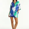 Sea Level Sublime Aloha Beach Shirt - Cobalt Online