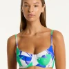 Sea Level Sublime Balconette Bra Bikini Top - Cobalt Hot