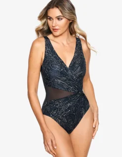 Miraclesuit Sultana Circe Swimsuit - Black Clearance
