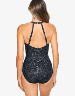 Miraclesuit Sultana Wrapsody Swimsuit - Black Sale