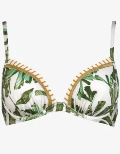 Watercult Summer Duo Underwired Bikini Top - Leafy Breeze Clearance