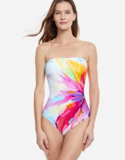 Gottex Summer in Capri Bandeau Swimsuit Clearance
