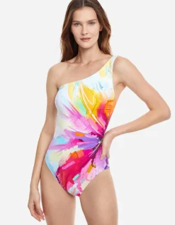 Gottex Summer in Capri One Shoulder Swimsuit Clearance