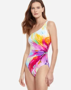 Gottex Summer in Capri One Shoulder Swimsuit Clearance