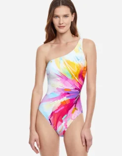Gottex Summer in Capri One Shoulder Swimsuit Clearance