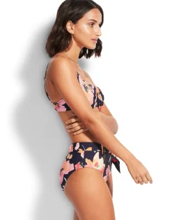 Seafolly Summer Memoirs Underwired Bikini Top - Indigo Best