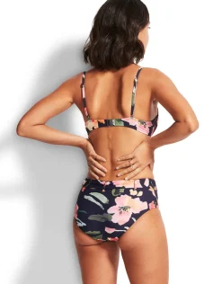 Seafolly Summer Memoirs Underwired Bikini Top - Indigo Best