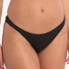 Watercult Summer Solids Bikini Bottom - Black Discount