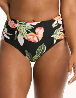 Sea Level Sundown High Waist Gathered Side Bikini Pant Best