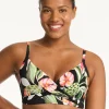 Sea Level Sundown Twist Front DD/E Bikini Top Online