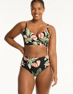 Sea Level Sundown Twist Front DD/E Bikini Top Online