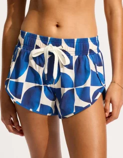 Seafolly Sunray Boardshort - Ultramarine Hot