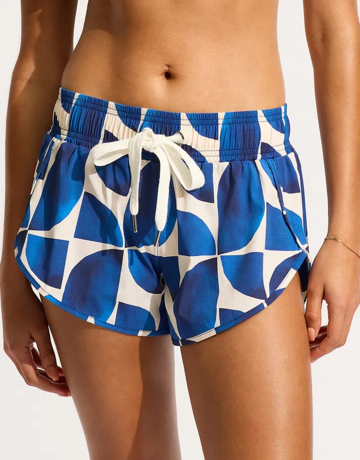 Seafolly Sunray Boardshort - Ultramarine Hot