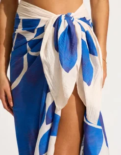Seafolly Sunray Sarong - Ultramarine Hot