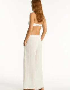Sea Level Sunset Beach Pant - White Discount