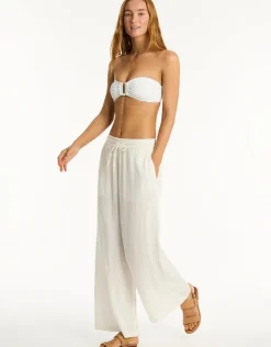 Sea Level Sunset Beach Pant - White Discount