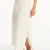 Sea Level Sunset Beach Skirt - White Clearance