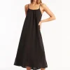 Sea Level Sunset Sun Dress - Black Discount