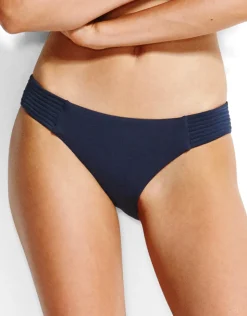Seafolly Swim Quilted Hipster Bikini Bottom - Indigo New