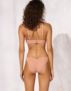 Watercult Swimsparkle Triangle Bikini Top - Sunset Glow Best