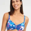 Nuria Ferrer Tahiti Underwired Bikini Top - Blue Floral Online