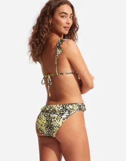 Seafolly Take Flight Cut Out Swimsuit - Mandarin Clearance