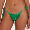 ViX Paula Hermanny Tamale Jaque Tie Side Bikini Pant - Green Clearance