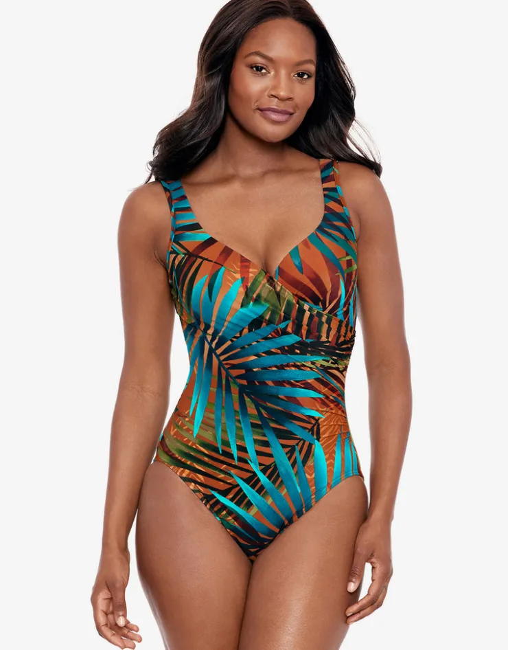 Miraclesuit Tamara Tigre It's a Wrap Swimsuit - Multi Clearance