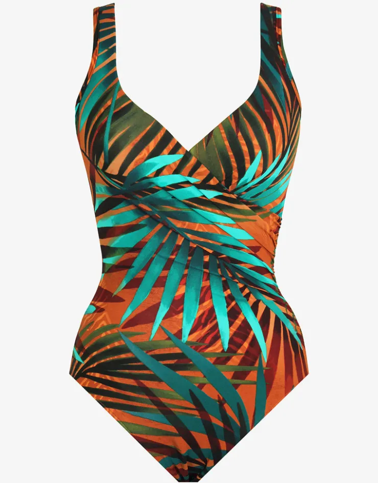 Miraclesuit Tamara Tigre It's a Wrap Swimsuit - Multi Clearance