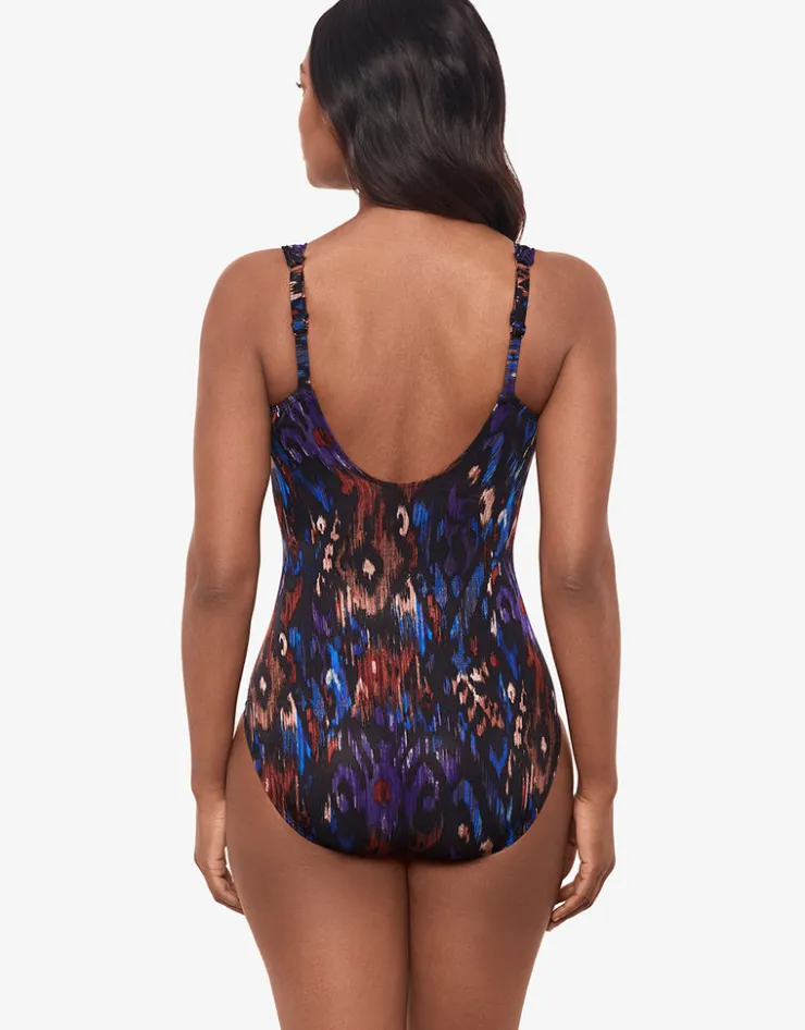 Miraclesuit Tapiz Siren Swimsuit - Black Multi Sale