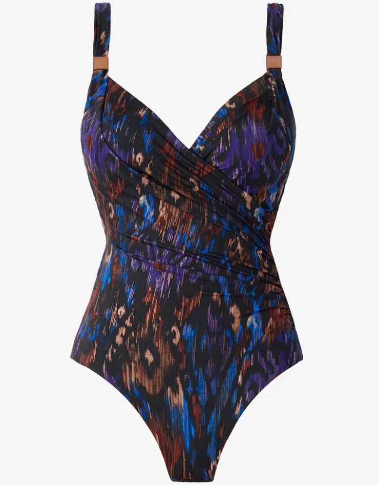 Miraclesuit Tapiz Siren Swimsuit - Black Multi Sale