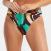 Nuria Ferrer Telma Twist Front Bikini Pant - Turquoise and Brown Discount