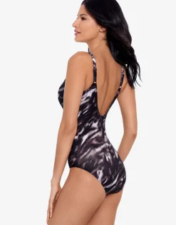 Miraclesuit Tempest Oceanus Swimsuit - Black New