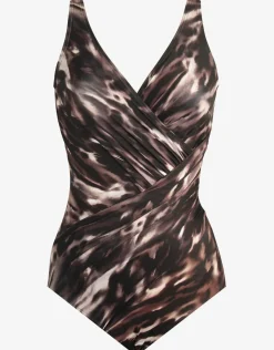 Miraclesuit Tempest Oceanus Swimsuit - Black New