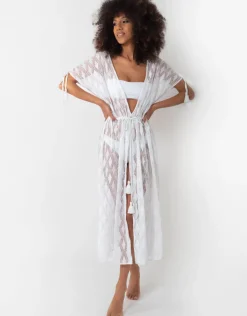 Iconique Temptation Kaftan - White Online
