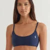Polo Ralph Lauren Terry Kennedy Bralette Bikini Top - Navy Blue Best