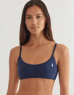 Polo Ralph Lauren Terry Kennedy Bralette Bikini Top - Navy Blue Best