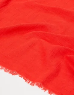 Seafolly Textured Cotton Beach Wrap - Flame Best